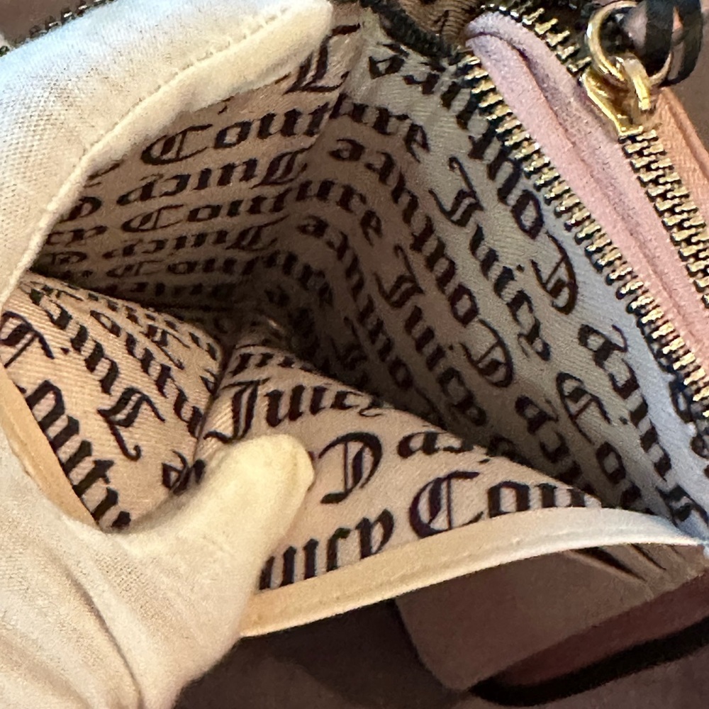 NWT Juicy Couture Liquorice dusty blush Multicompartment Bifold Wallet - Picture 10 of 12